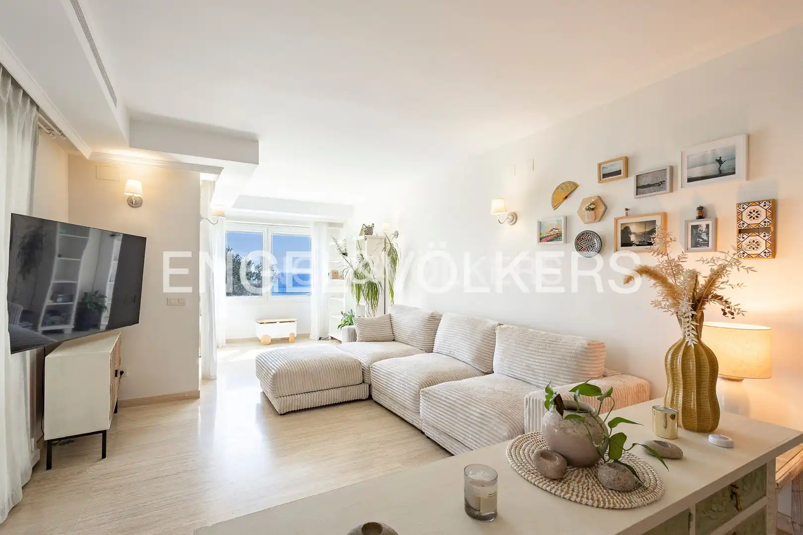 Wohnzimmer von Wohnung zur Miete in Tarragona mit Klimaanlage, Heizung und Privatgarten