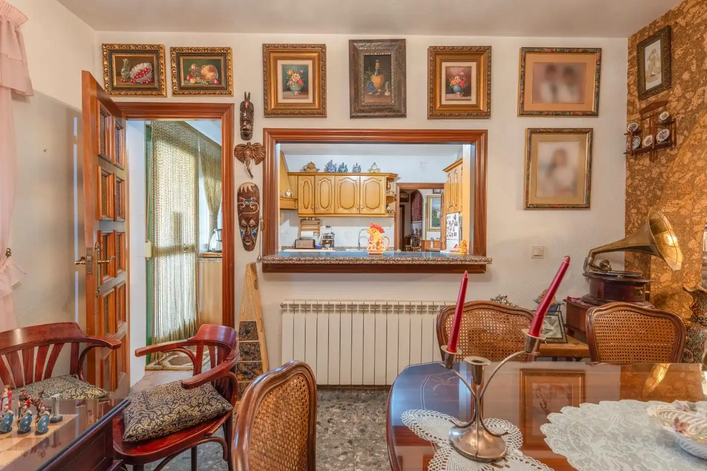 Esszimmer von Haus oder Chalet zum Verkauf in Víznar mit Klimaanlage, Heizung und Privatgarten