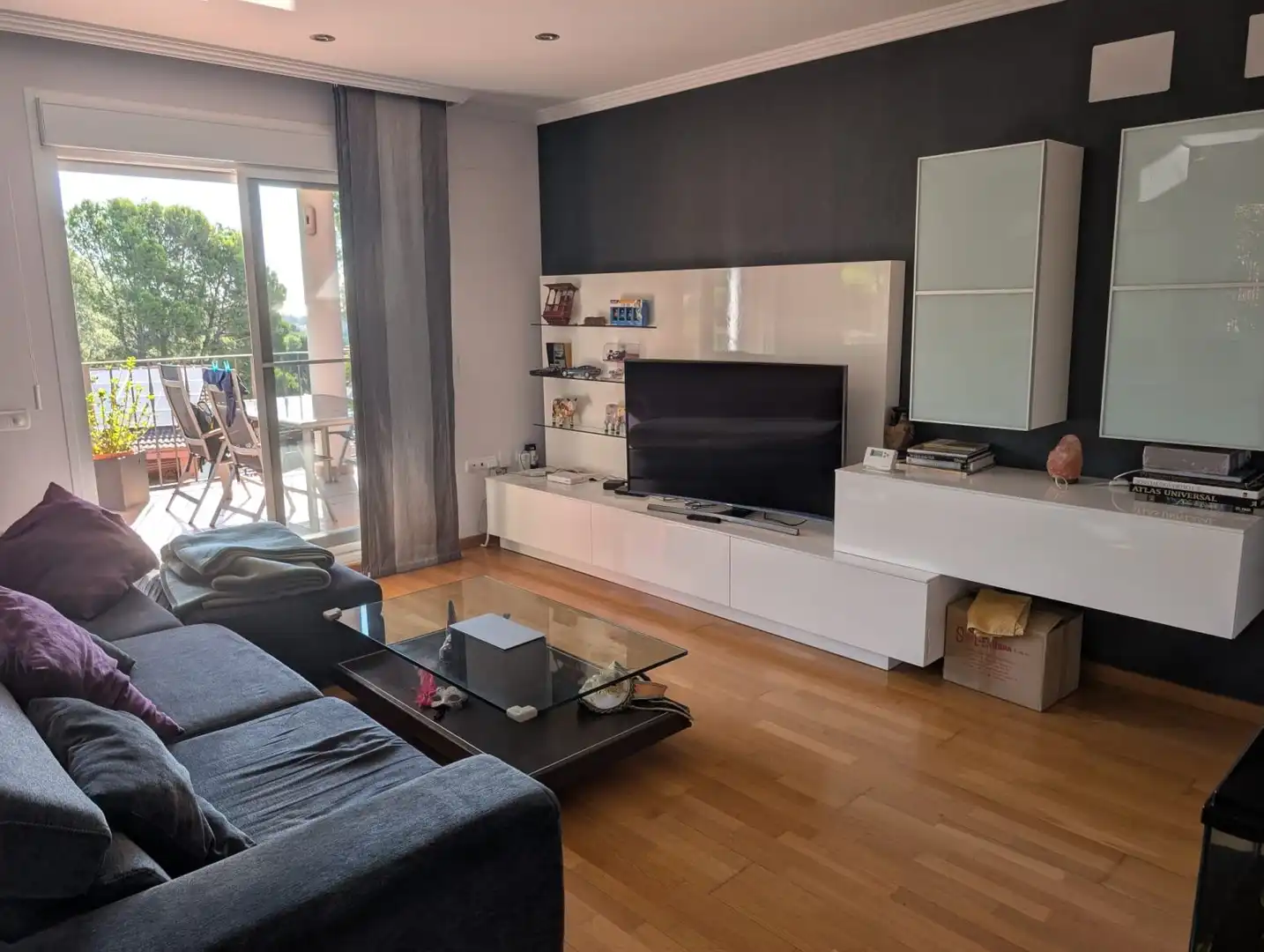 Sala d'estar de Casa o xalet de lloguer en Benicasim / Benicàssim amb Aire condicionat, Calefacció i Jardí privat