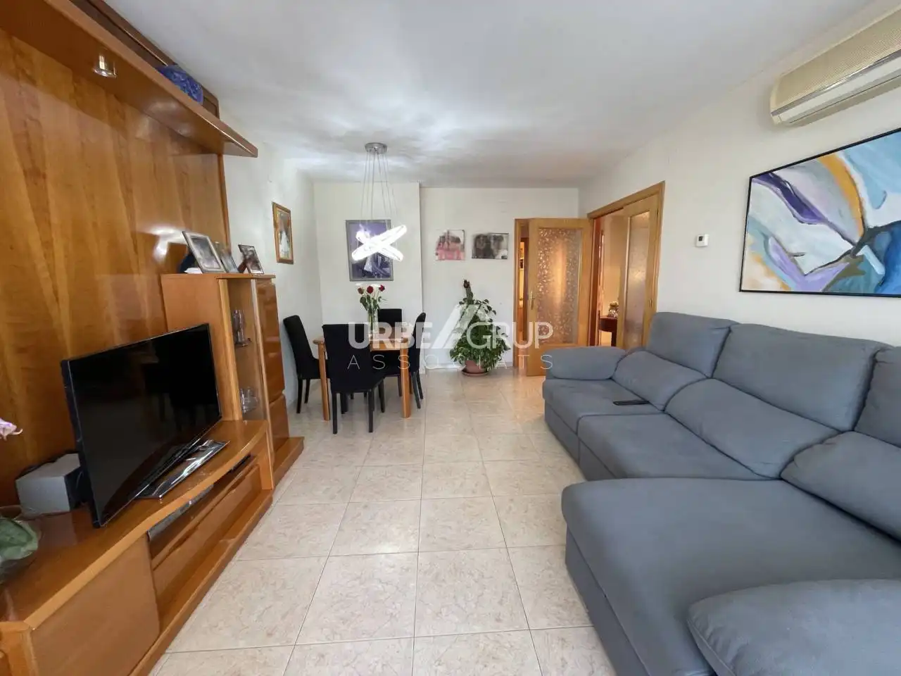 Living room of Flat for sale in Sant Andreu de la Barca  with Heating, Terrace and Storage room