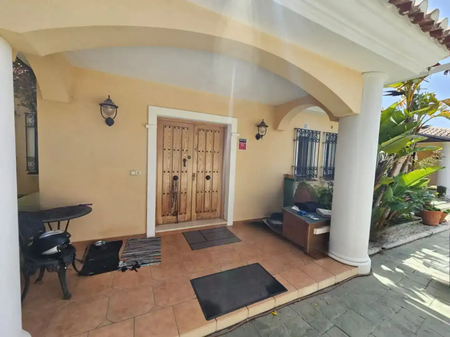 Wohnung zur Miete in Mijas mit Klimaanlage, Privatgarten und Parkett