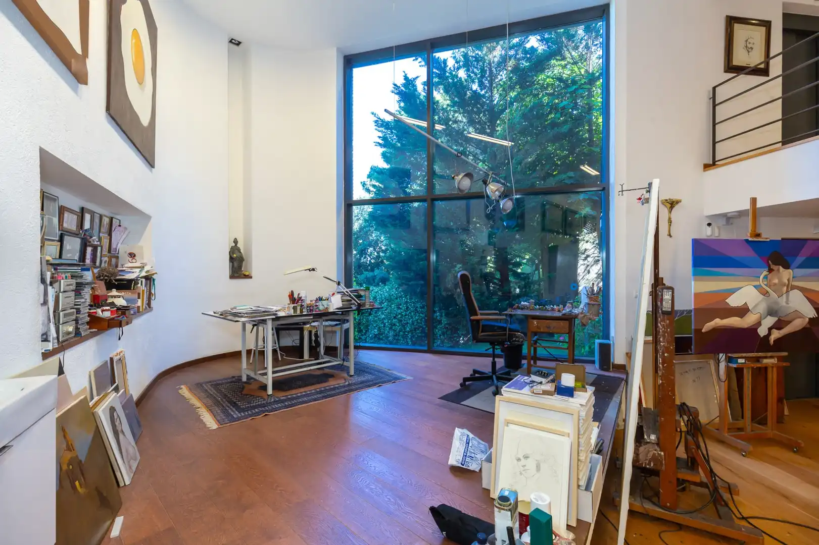 Sala d'estar de Casa o xalet en venda en Sant Cugat del Vallès amb Aire condicionat, Calefacció i Terrassa