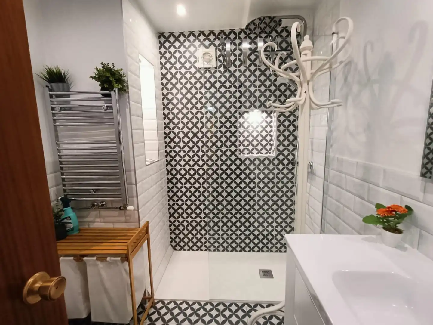 Baño de Piso de alquiler en Castellón de la Plana / Castelló de la Plana con Aire acondicionado y Amueblado