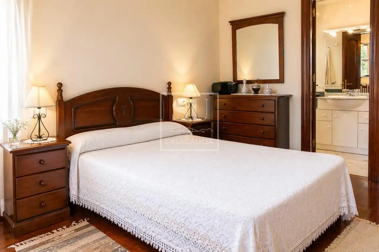 Schlafzimmer von Haus oder Chalet zum Verkauf in Oia mit Heizung, Privatgarten und Terrasse