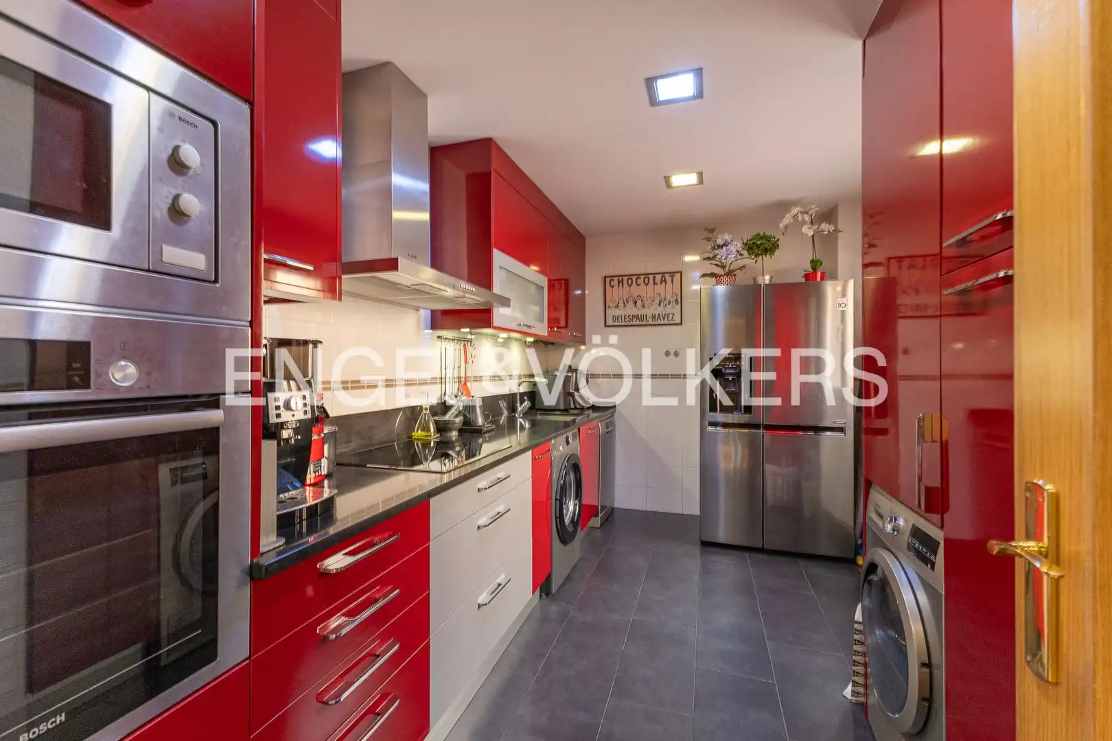 Kitchen of Flat for sale in Madrid  with Air Conditioner, Heating and Storage room