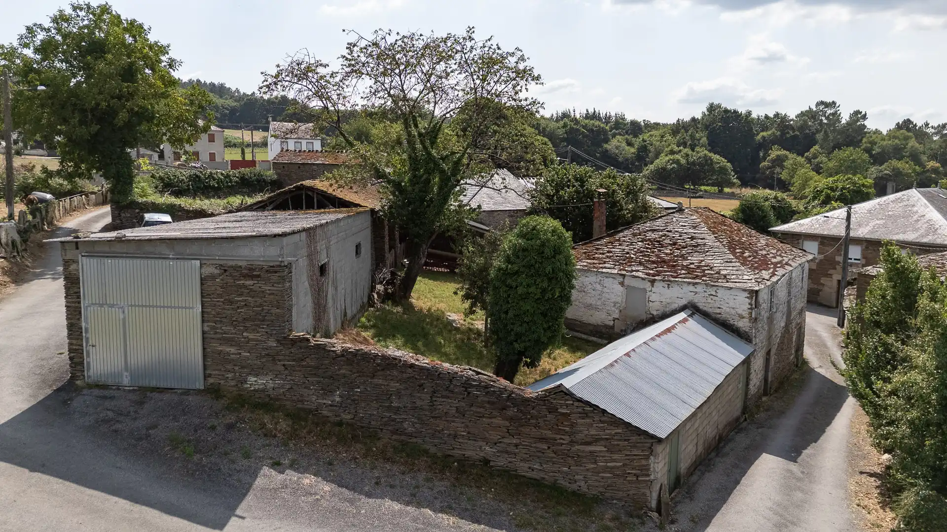 Vista exterior de Finca rústica en venta en Lugo con Amueblado