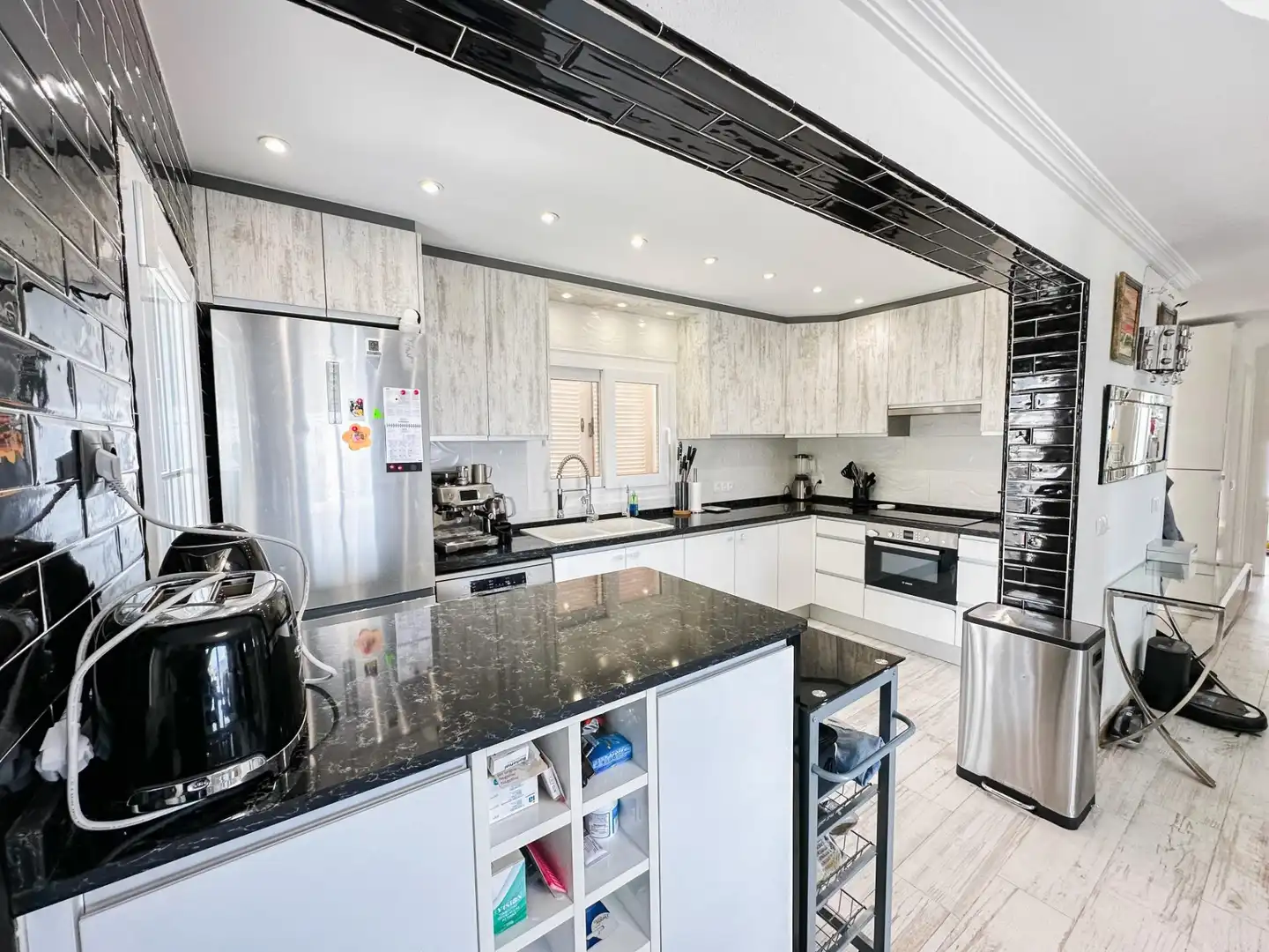 Cocina de Casa o chalet en venta en Altea con Aire acondicionado, Jardín privado y Terraza