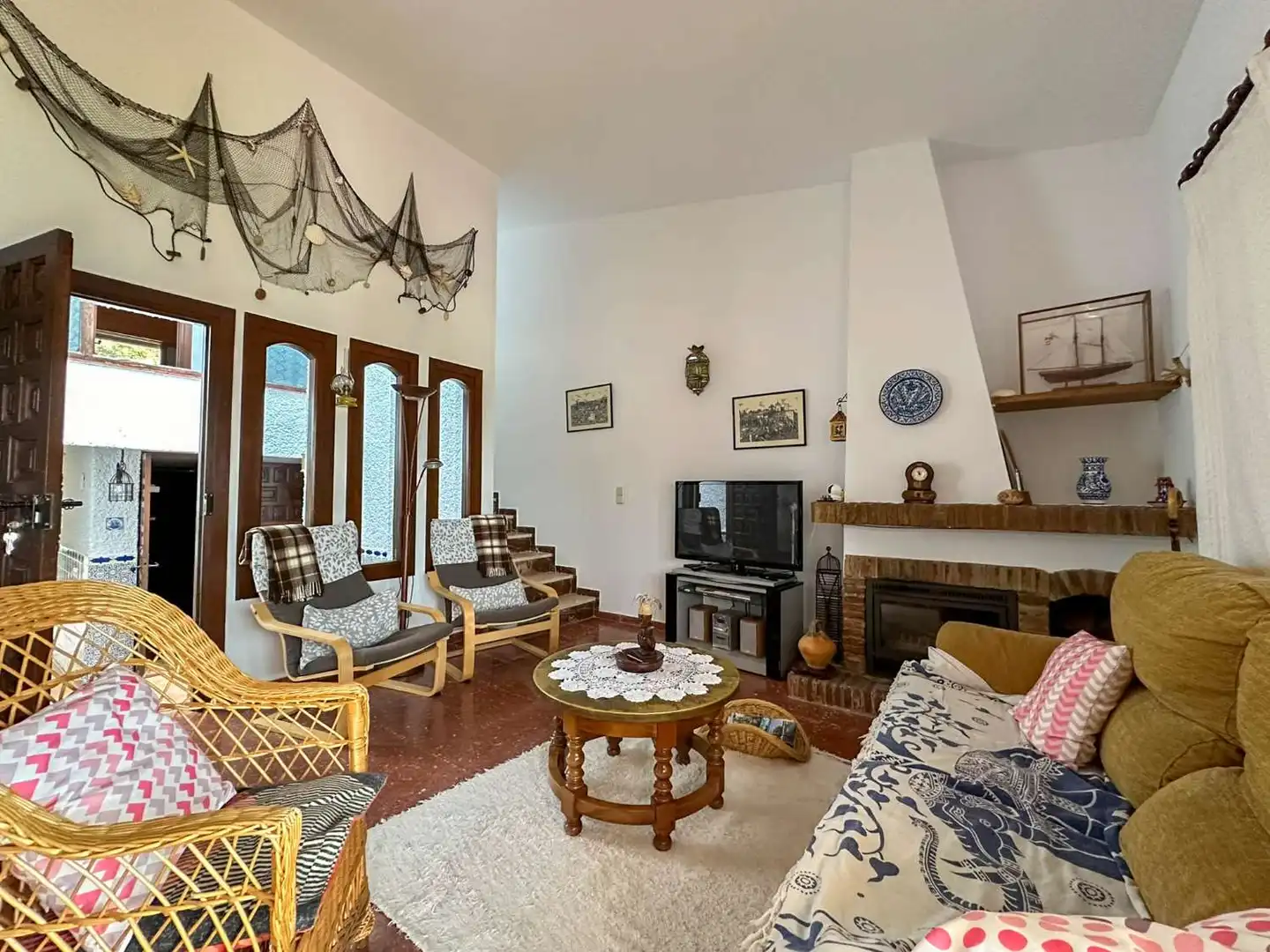 Wohnzimmer von Einfamilien-Reihenhaus zum Verkauf in Salobreña mit Terrasse
