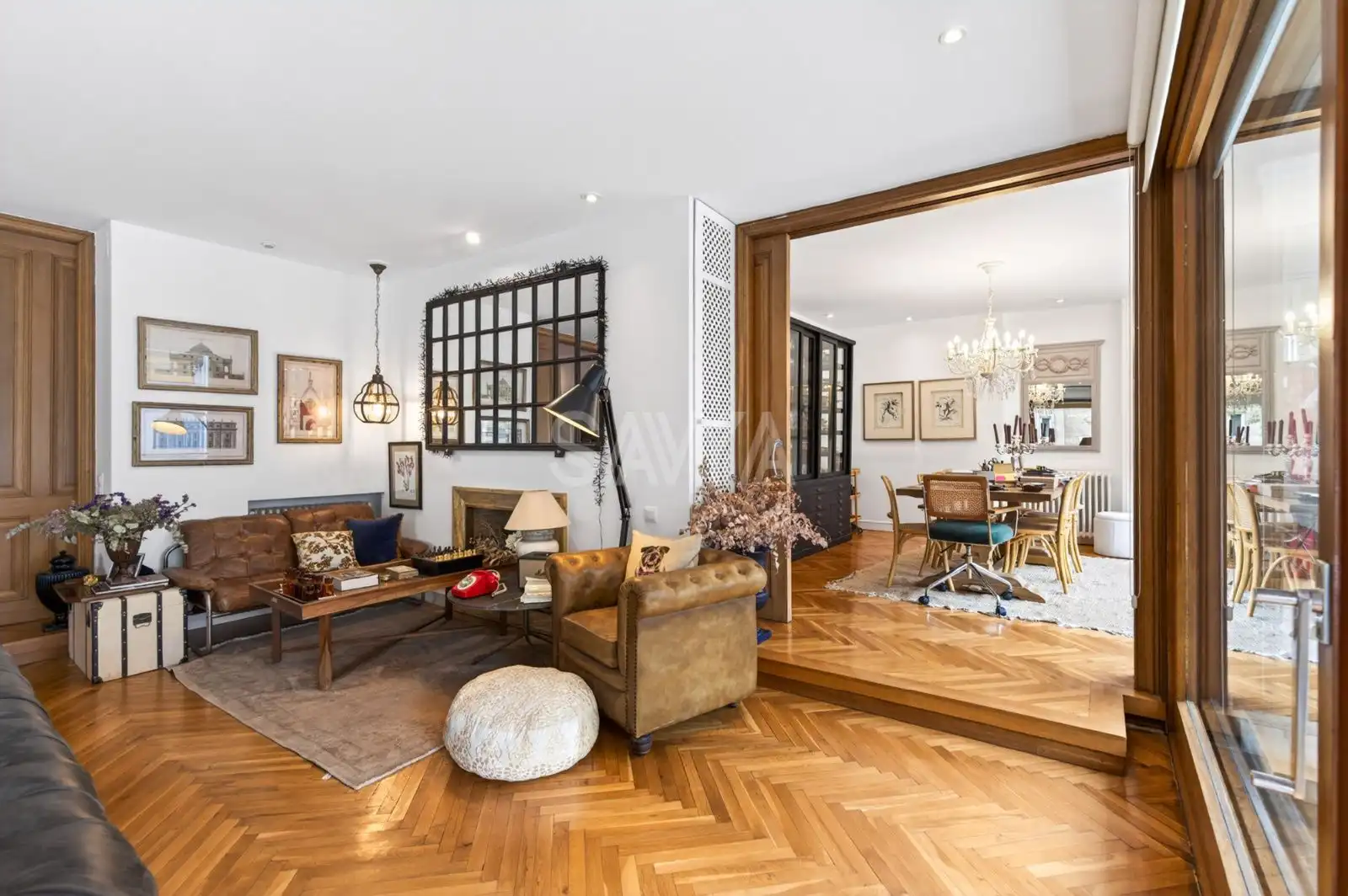 Sala d'estar de Pis de lloguer en Barcelona amb Aire condicionat, Terrassa i Traster
