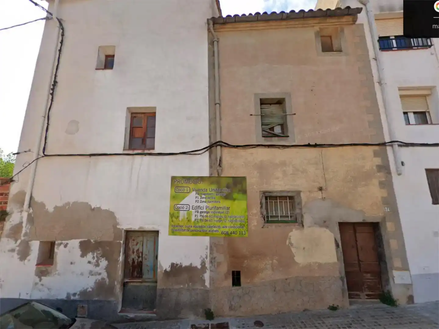 Vista exterior de Casa adosada en venda en Carme