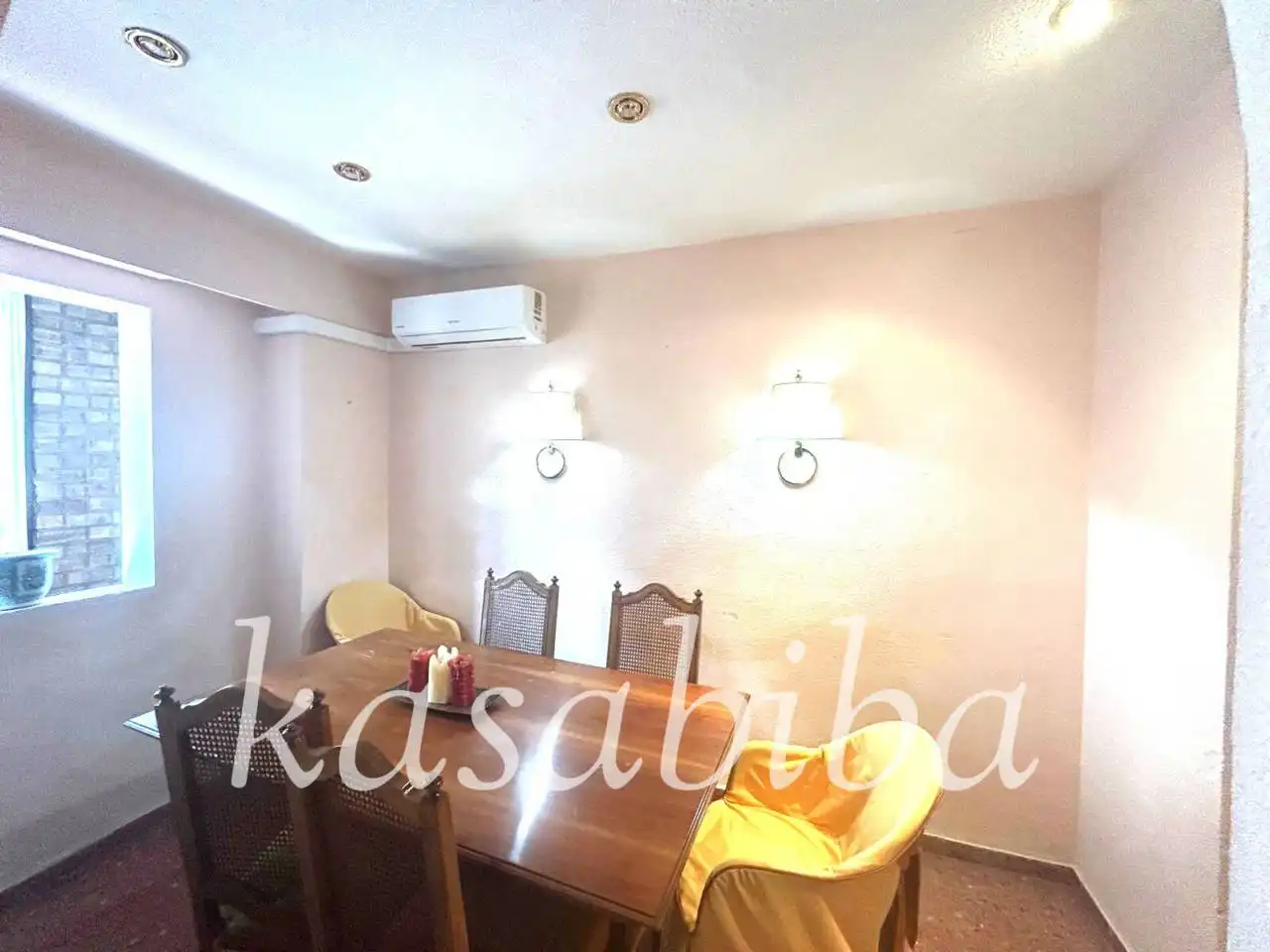 Dining room of Flat for rent in Valencia  with Heating, Furnished and Balcony