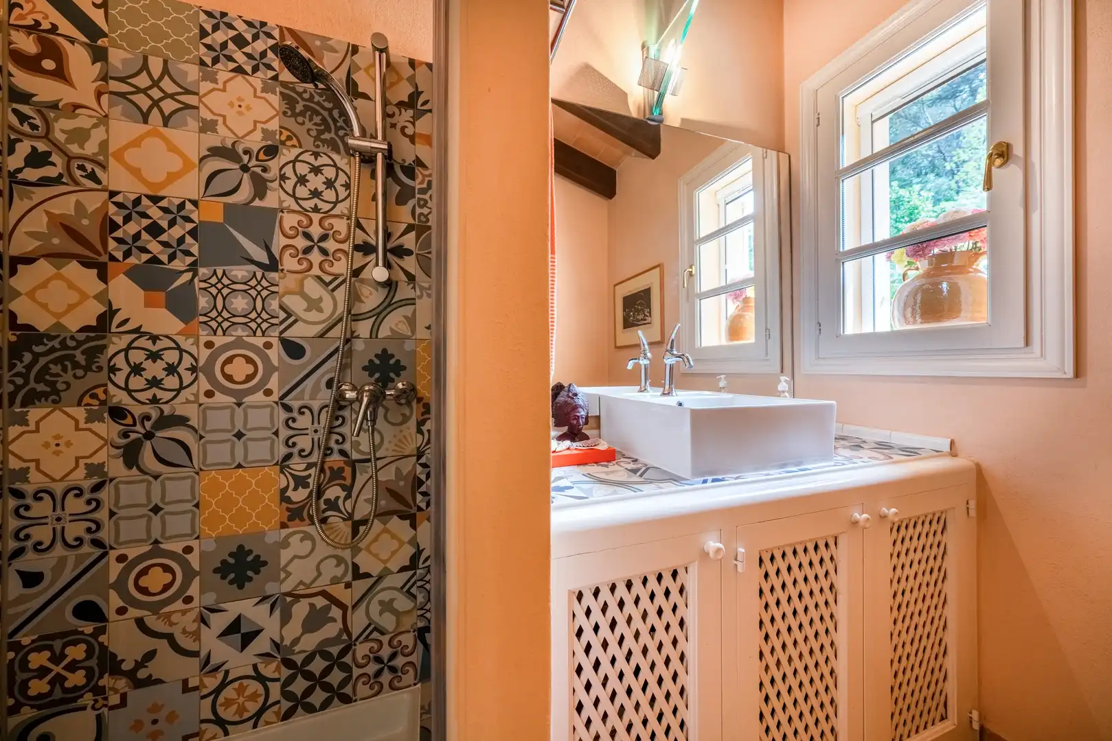 Badezimmer von Country house zum Verkauf in Artà mit Klimaanlage, Heizung und Terrasse