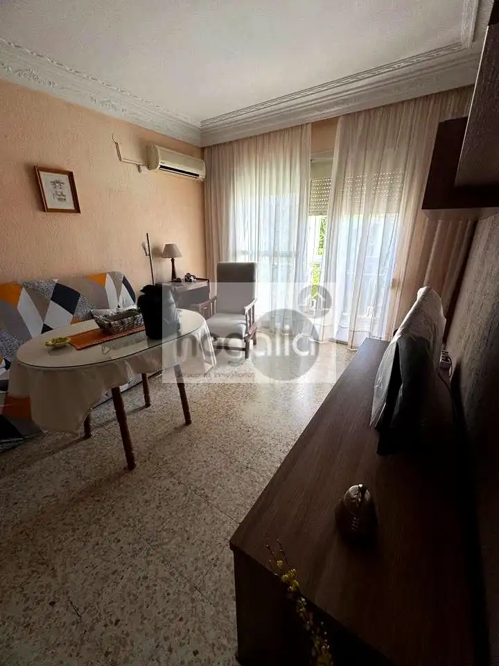 Sala de estar de Piso de alquiler en  Sevilla Capital con Aire acondicionado, Terraza y Amueblado