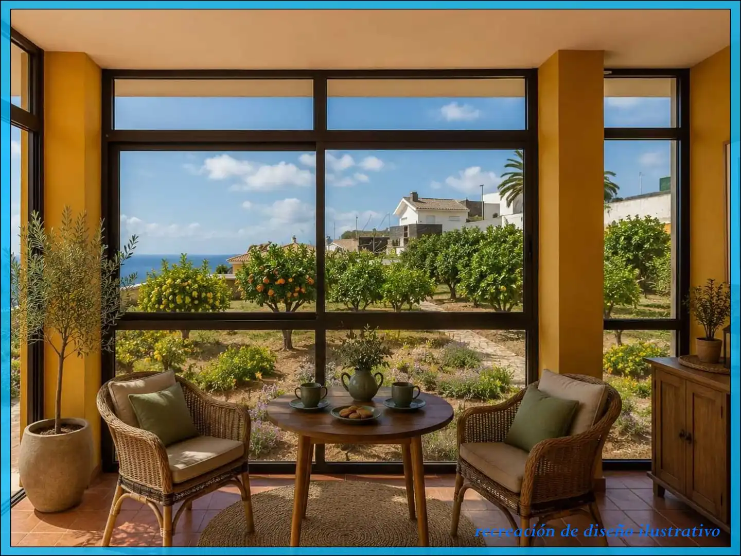 Terraza de Casa o chalet en venta en El Rosario con Aire acondicionado, Jardín privado y Terraza
