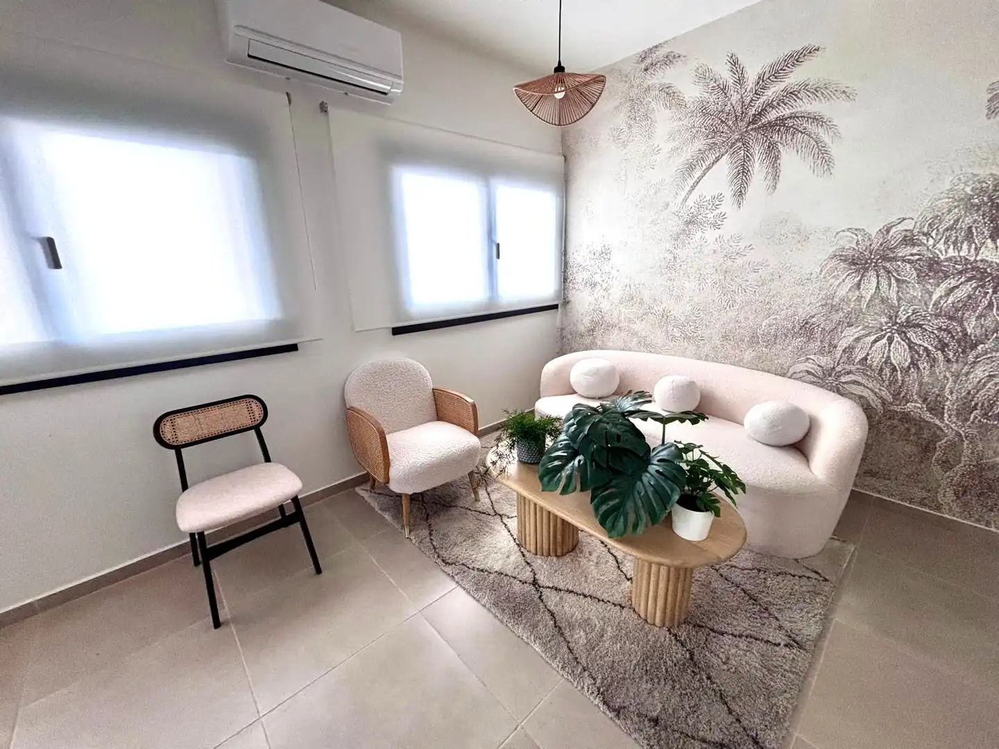 Living room of Flat for sale in Gijón   with Heating, Private garden and Parquet flooring
