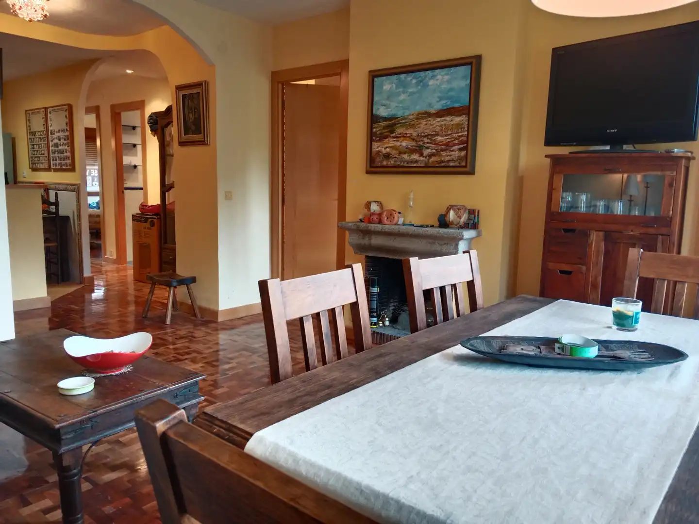 Esszimmer von Wohnungen zum Verkauf in Candelario mit Heizung, Parkett und Abstellraum