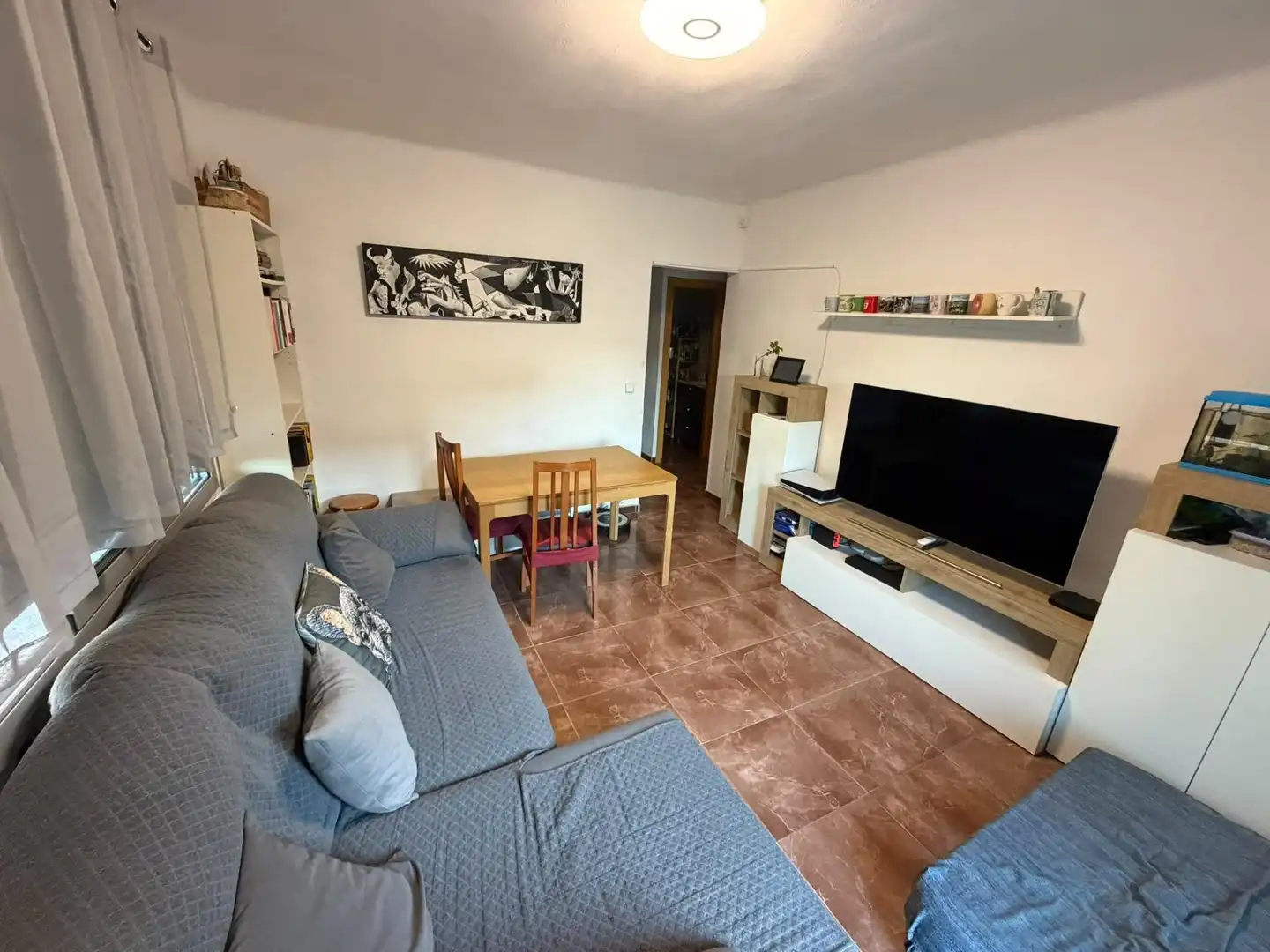 Sala d'estar de Pis en venda en Badalona amb Balcó
