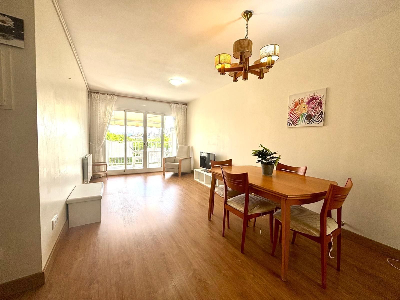Dining room of Flat for sale in Vilanova i la Geltrú  with Air Conditioner, Heating and Private garden