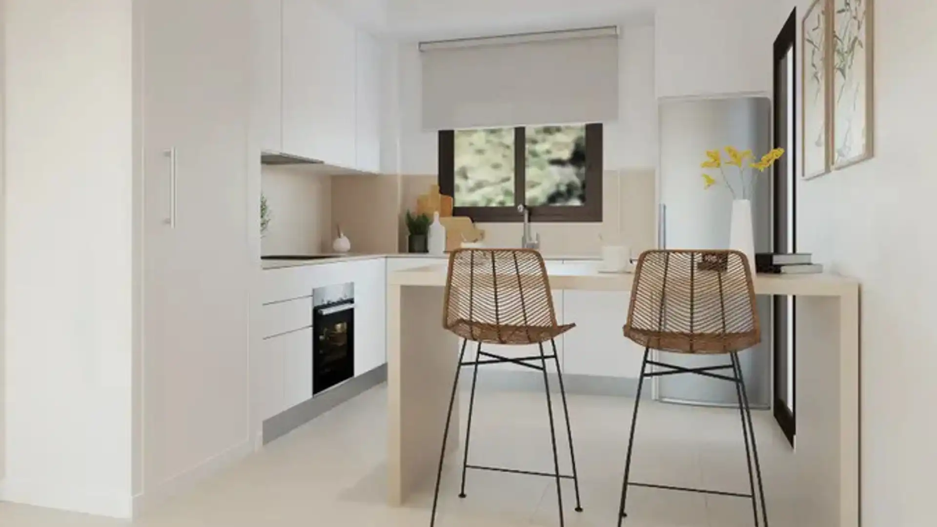 Kitchen of Apartments for sale in Rincón de la Victoria  with Air Conditioner, Terrace and Swimming Pool