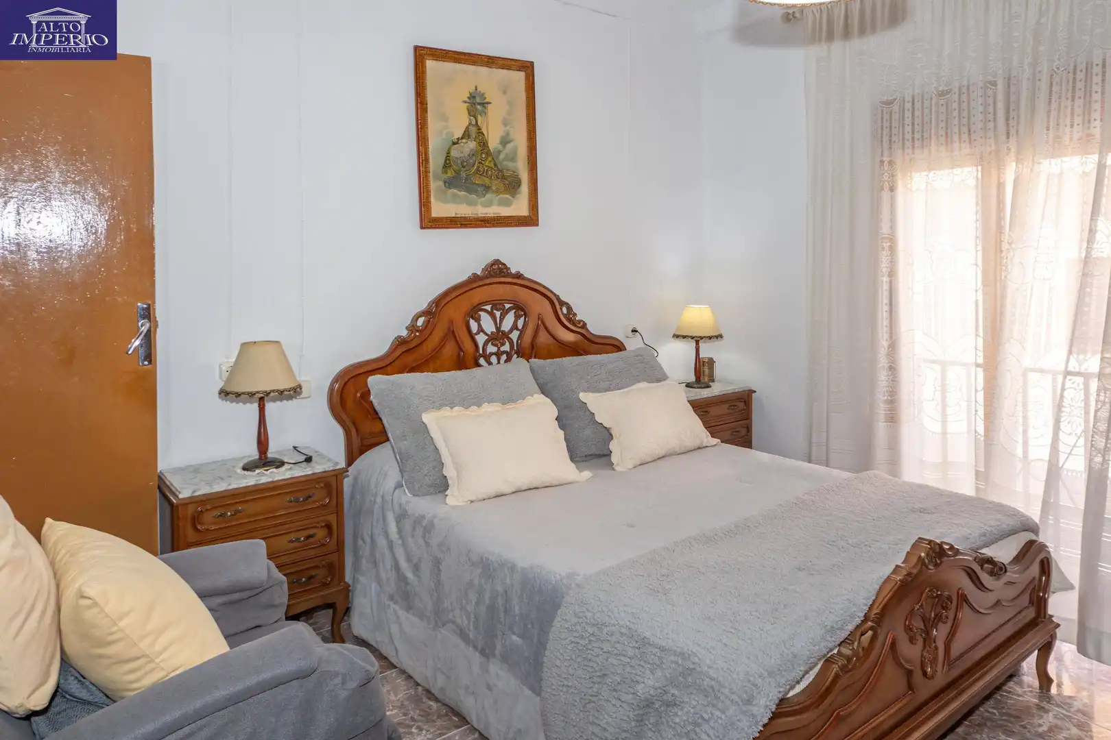Schlafzimmer von Einfamilien-Reihenhaus zum Verkauf in La Peza mit Balkon