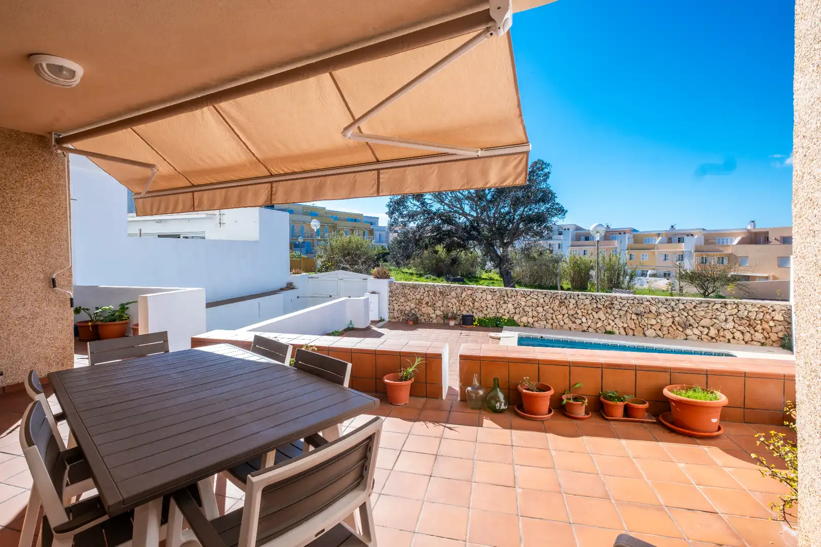 Terrassa de Casa adosada en venda en Maó - Mahón amb Calefacció, Parquet i Terrassa