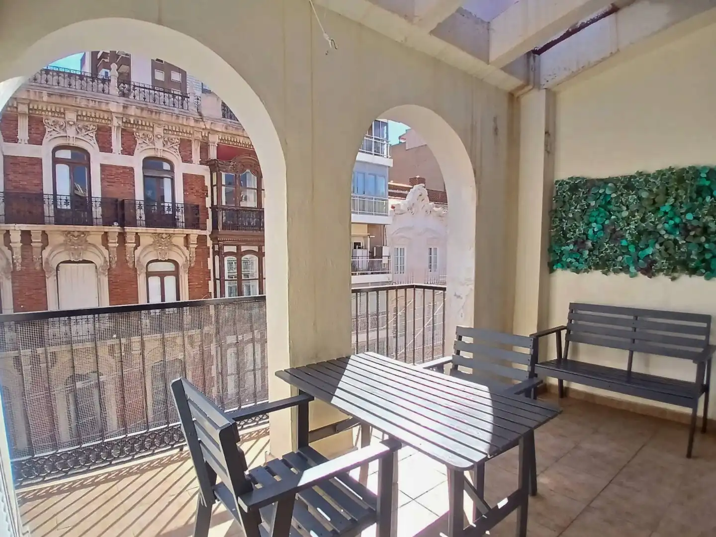 Terraza de Ático de alquiler en Cartagena con Aire acondicionado, Calefacción y Parquet