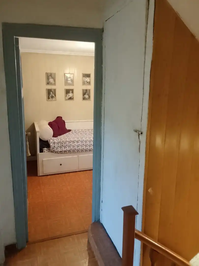 Schlafzimmer von Einfamilien-Reihenhaus zum Verkauf in Langreo mit Heizung, Parkett und Terrasse