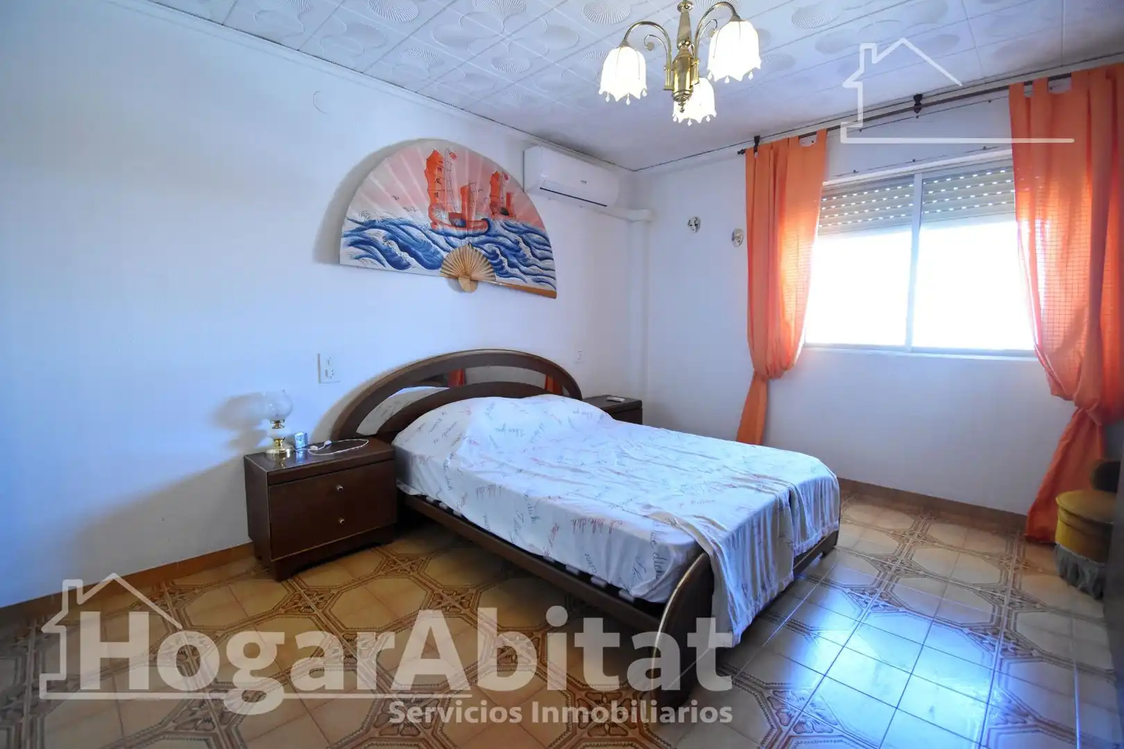 Bedroom of Flat for sale in Piles  with Air Conditioner, Heating and Storage room