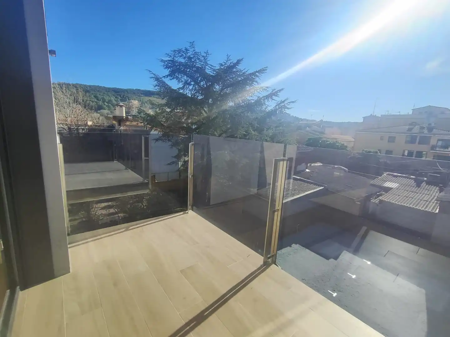 Terrace of Flat for sale in Sarrià de Ter  with Air Conditioner, Heating and Oven