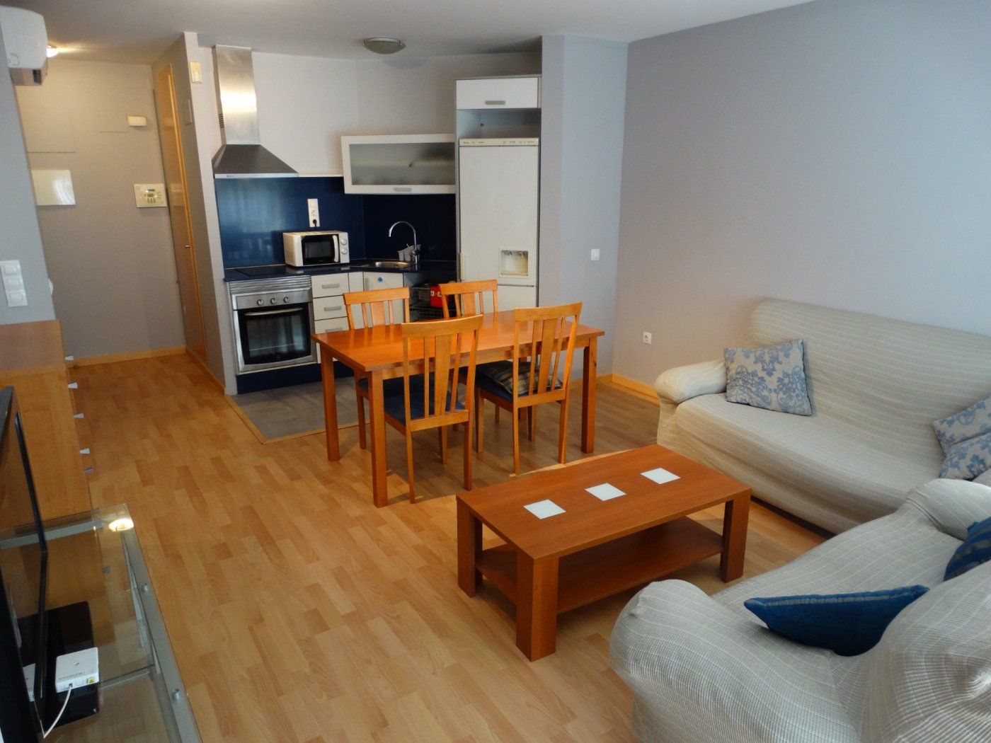 Living room of Study to rent in Castellón de la Plana / Castelló de la Plana  with Air Conditioner, Heating and Private garden