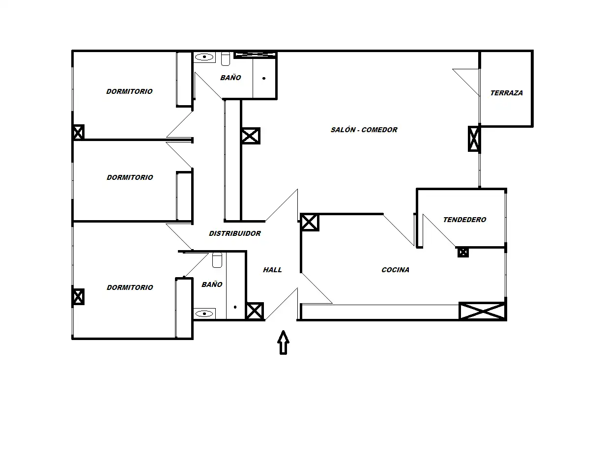 Flat for sale in Madrid  with Air Conditioner, Heating and Parquet flooring
