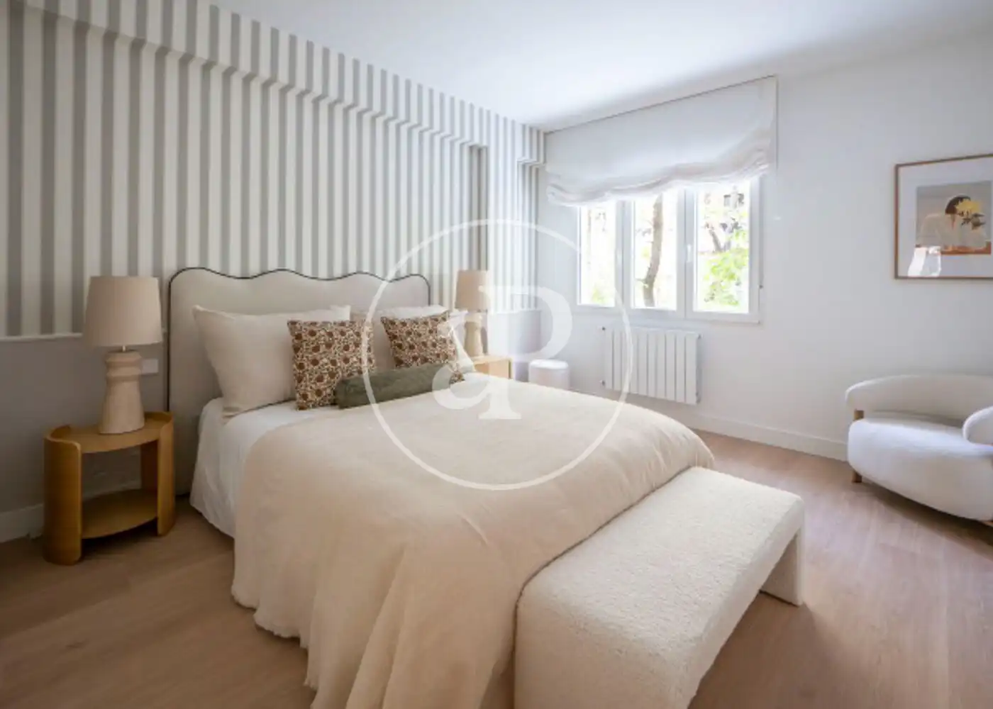 Bedroom of Flat for sale in Madrid  with Air Conditioner, Heating and Furnished