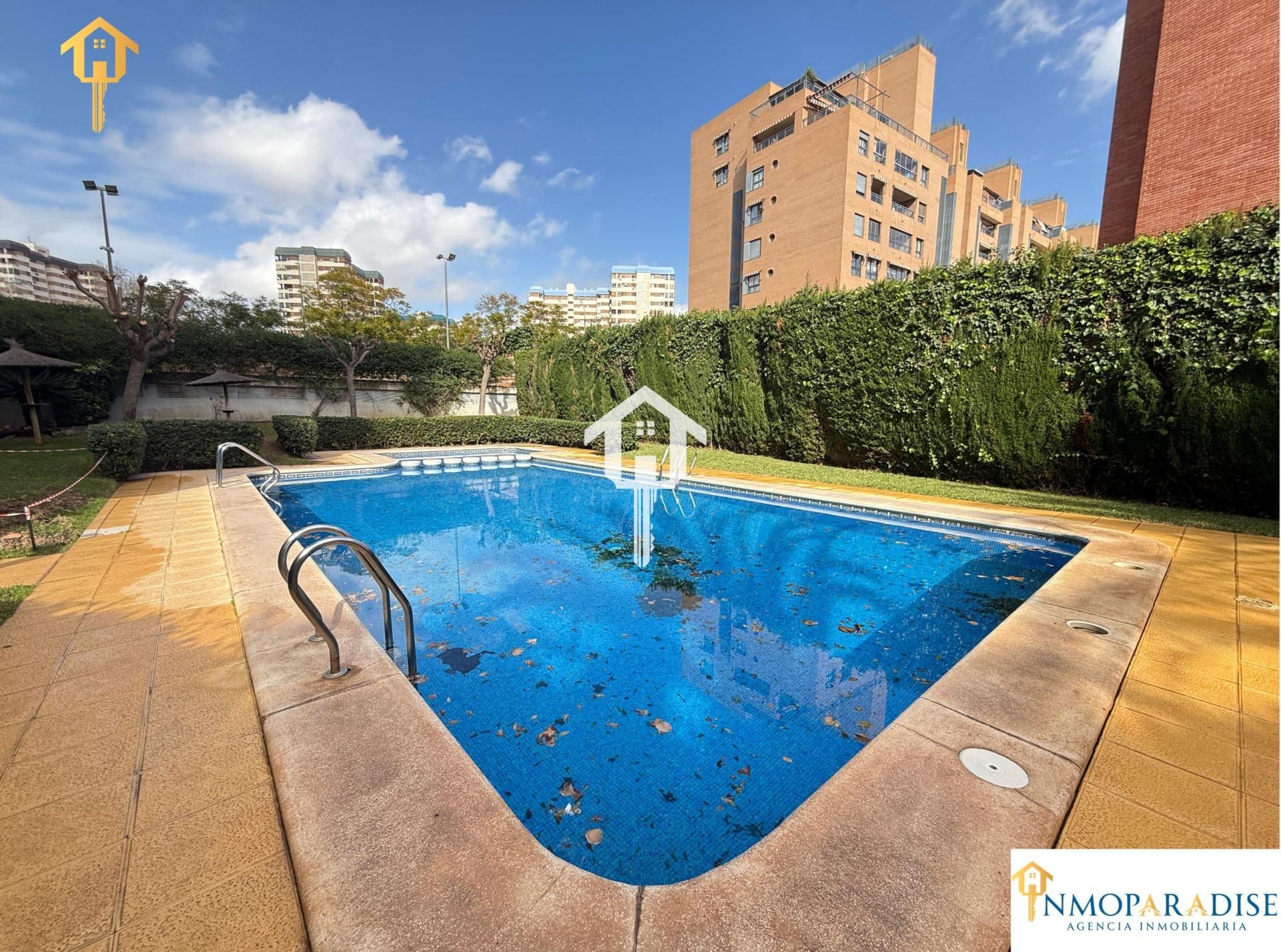 Swimming pool of Flat for sale in Alicante / Alacant  with Air Conditioner, Private garden and Storage room