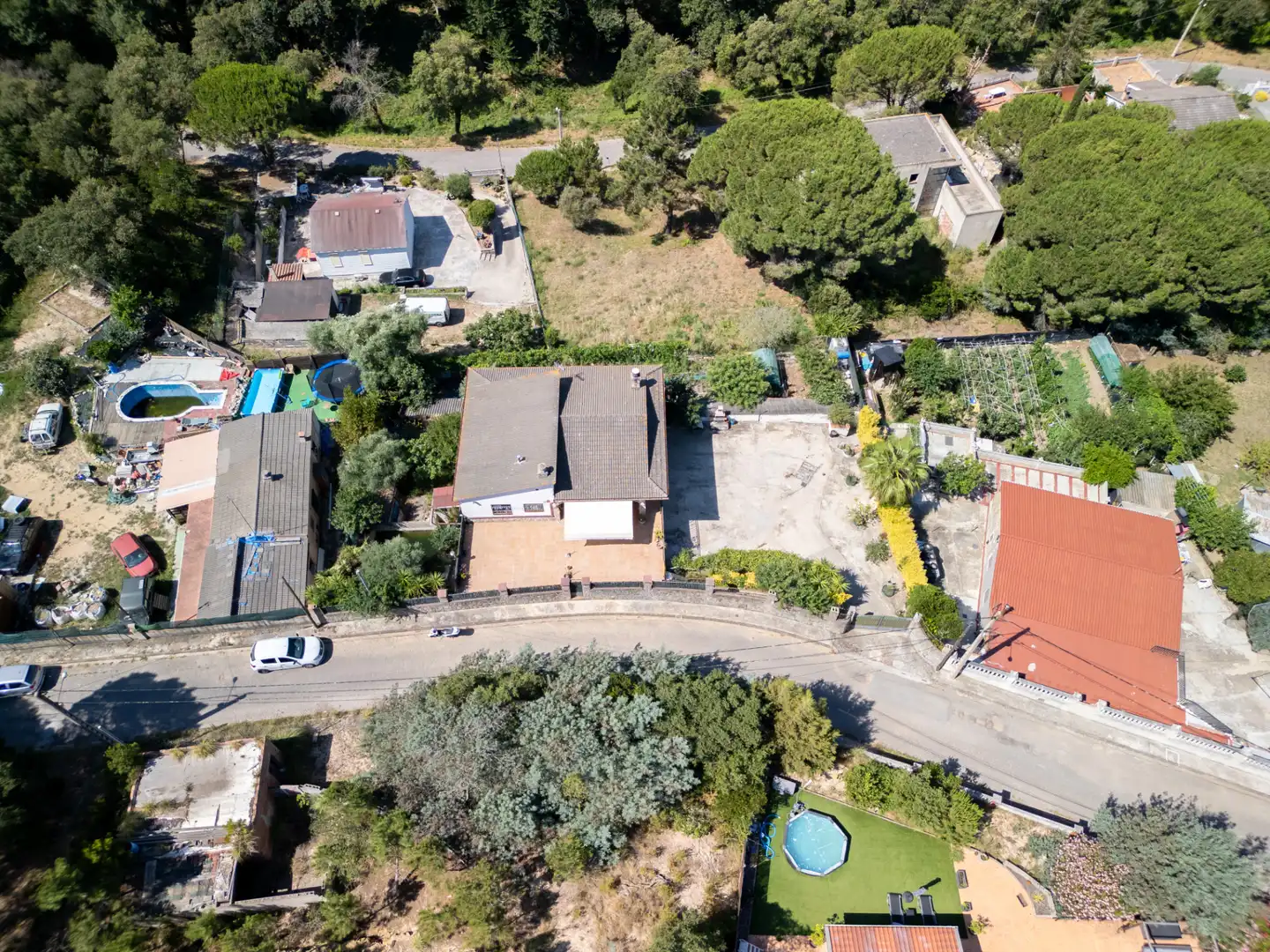 Vista exterior de Casa o xalet en venda en Maçanet de la Selva amb Calefacció, Jardí privat i Terrassa