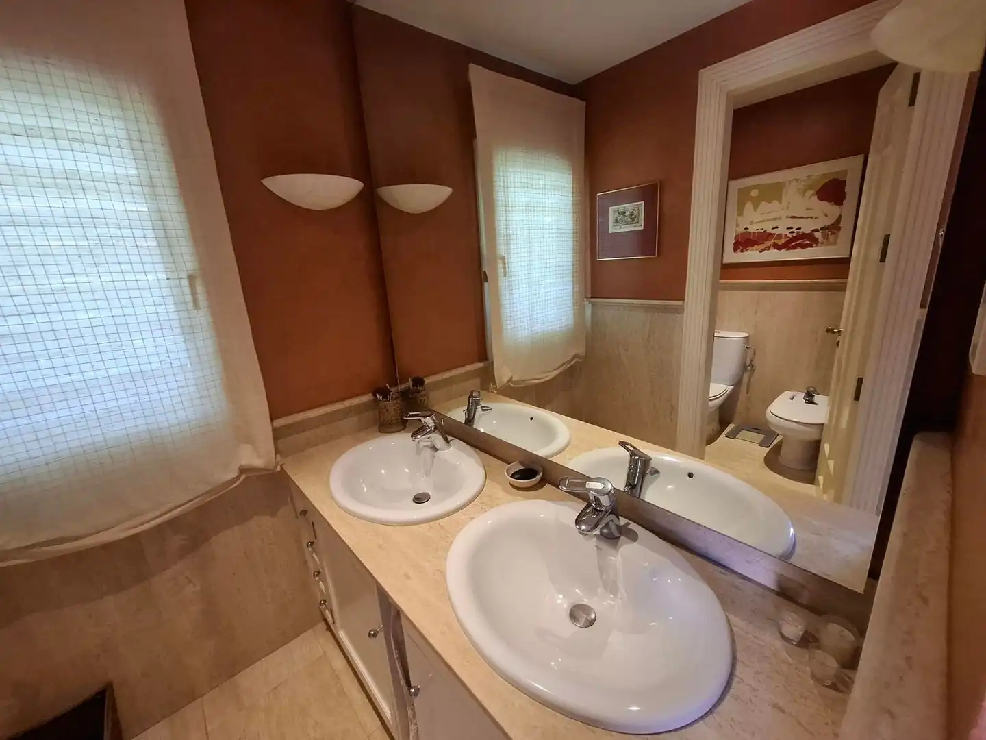 Baño de Casa o chalet en venta en Alicante / Alacant con Calefacción, Jardín privado y Terraza