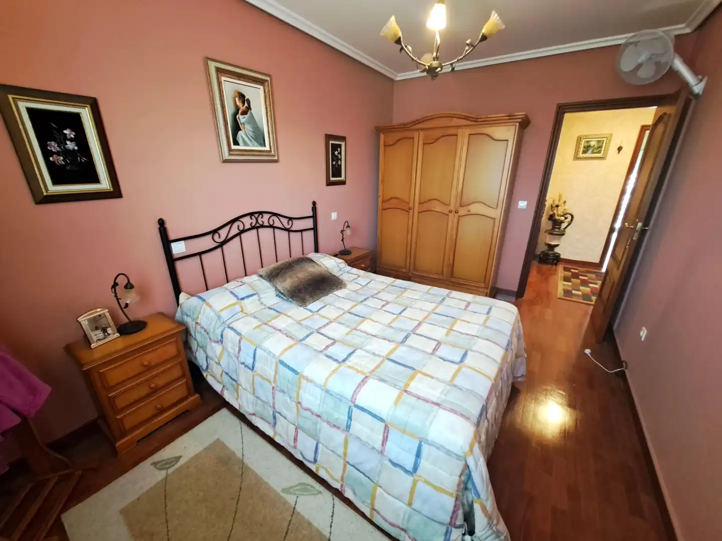 Schlafzimmer von Einfamilien-Reihenhaus zum Verkauf in Zarratón mit Heizung, Terrasse und Möbliert