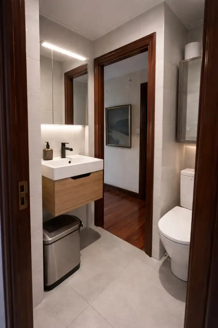 Bathroom of Flat for sale in Bilbao   with Furnished