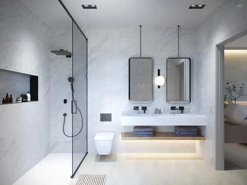 Baño de Casa adosada en venta en Alhaurín de la Torre con Aire acondicionado, Jardín privado y Piscina