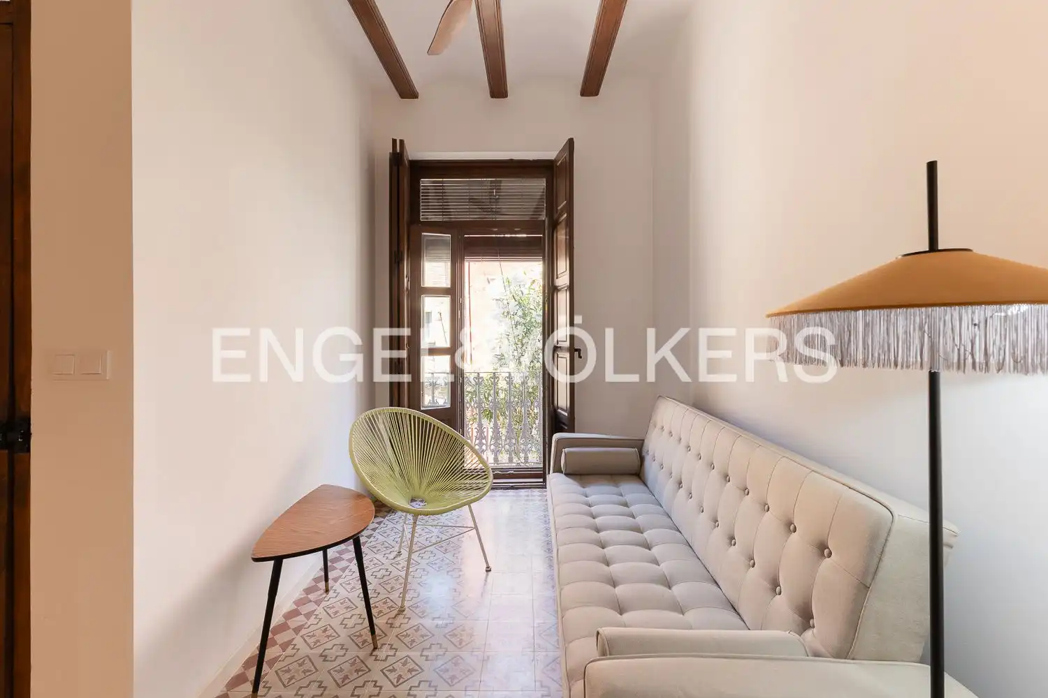 Terrasse von Wohnung zur Miete in Valencia mit Heizung und Balkon