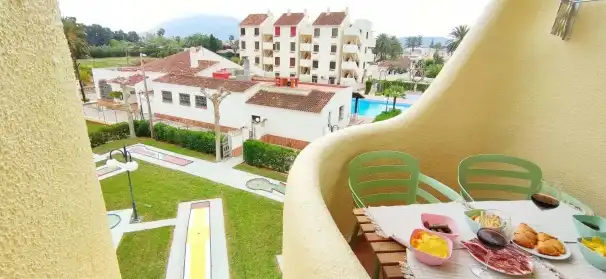 Terrace of Flat for sale in Dénia  with Air Conditioner, Heating and Private garden