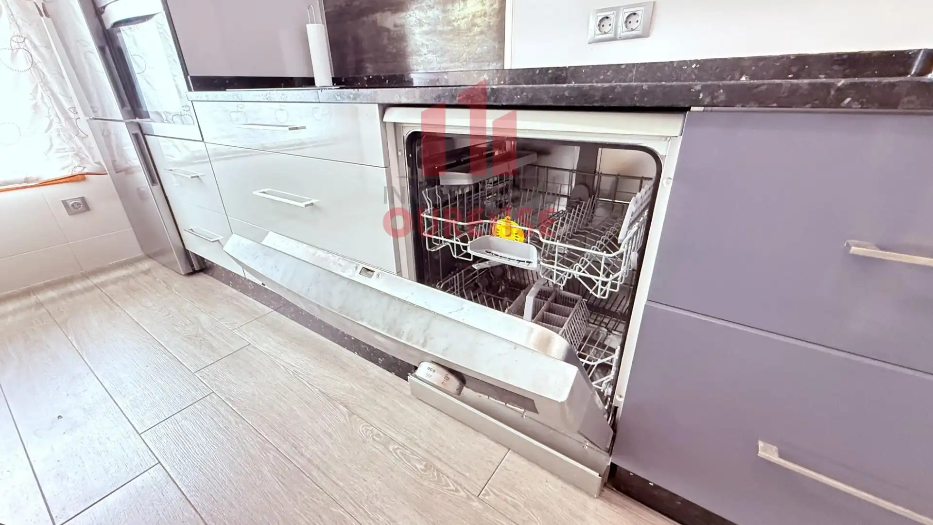 Kitchen of Flat for rent in Ourense Capital   with Heating and Furnished