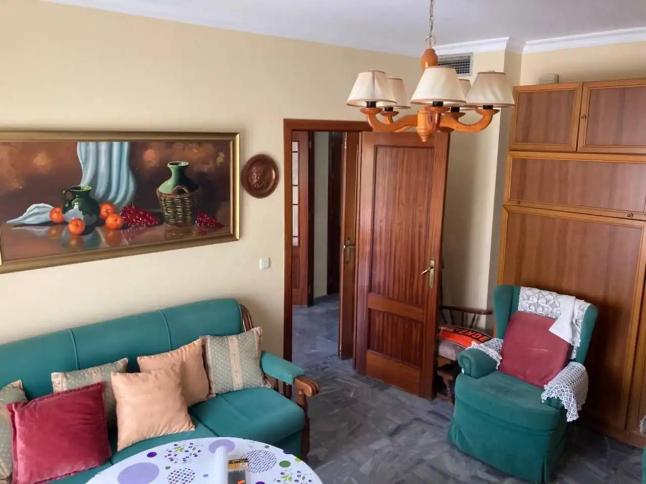 Sala d'estar de Àtic en venda en Doña Mencía amb Aire condicionat, Traster i Balcó