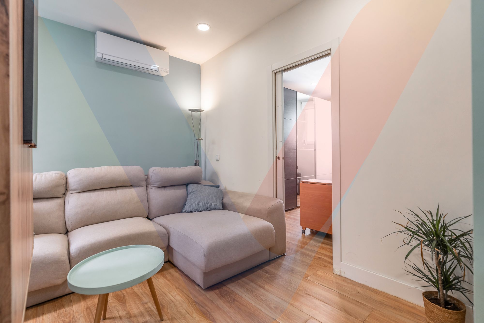 Sala de estar de Piso en venta en  Madrid Capital con Calefacción