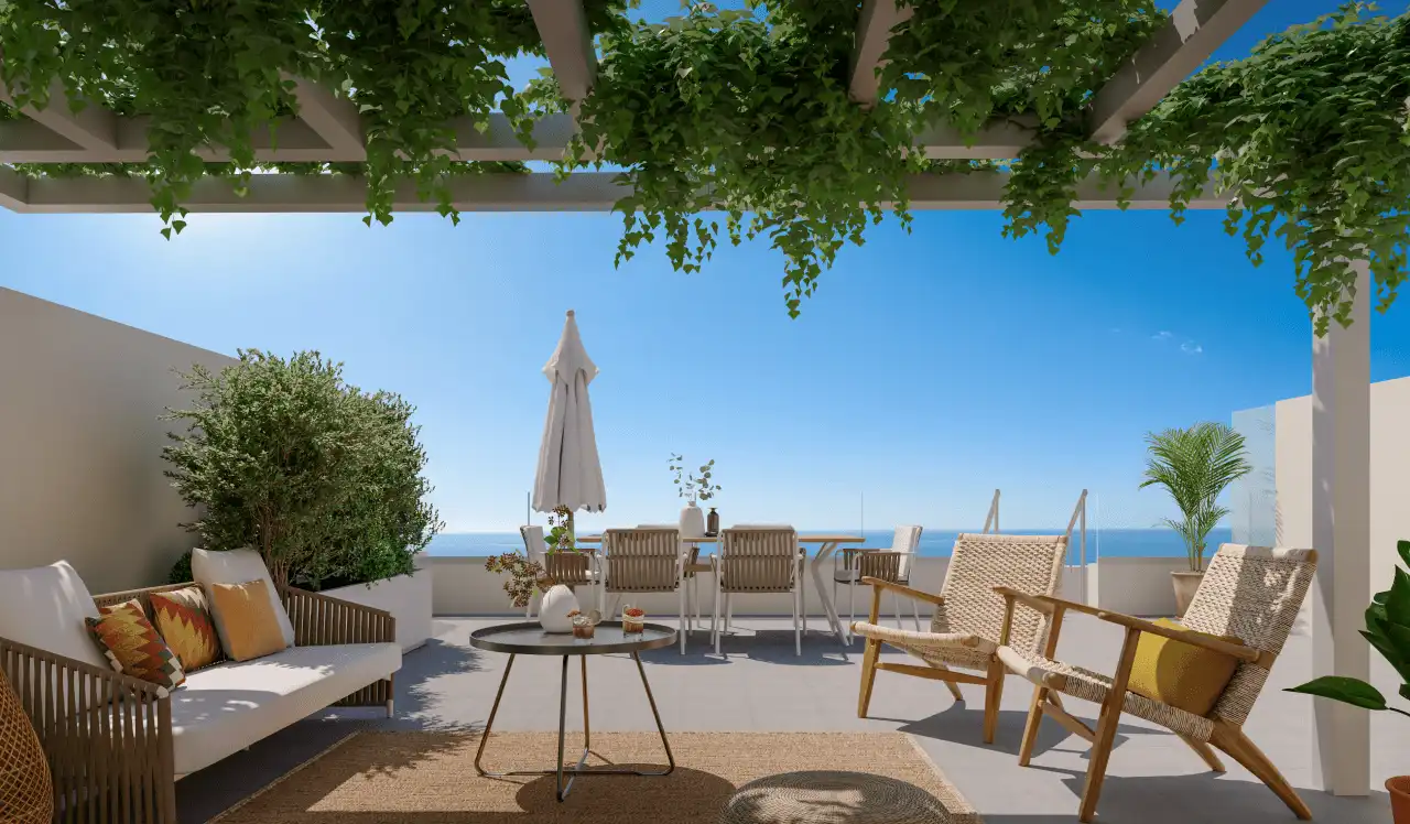 Apartamento con terraza en venta en Benalmádena pueblo
