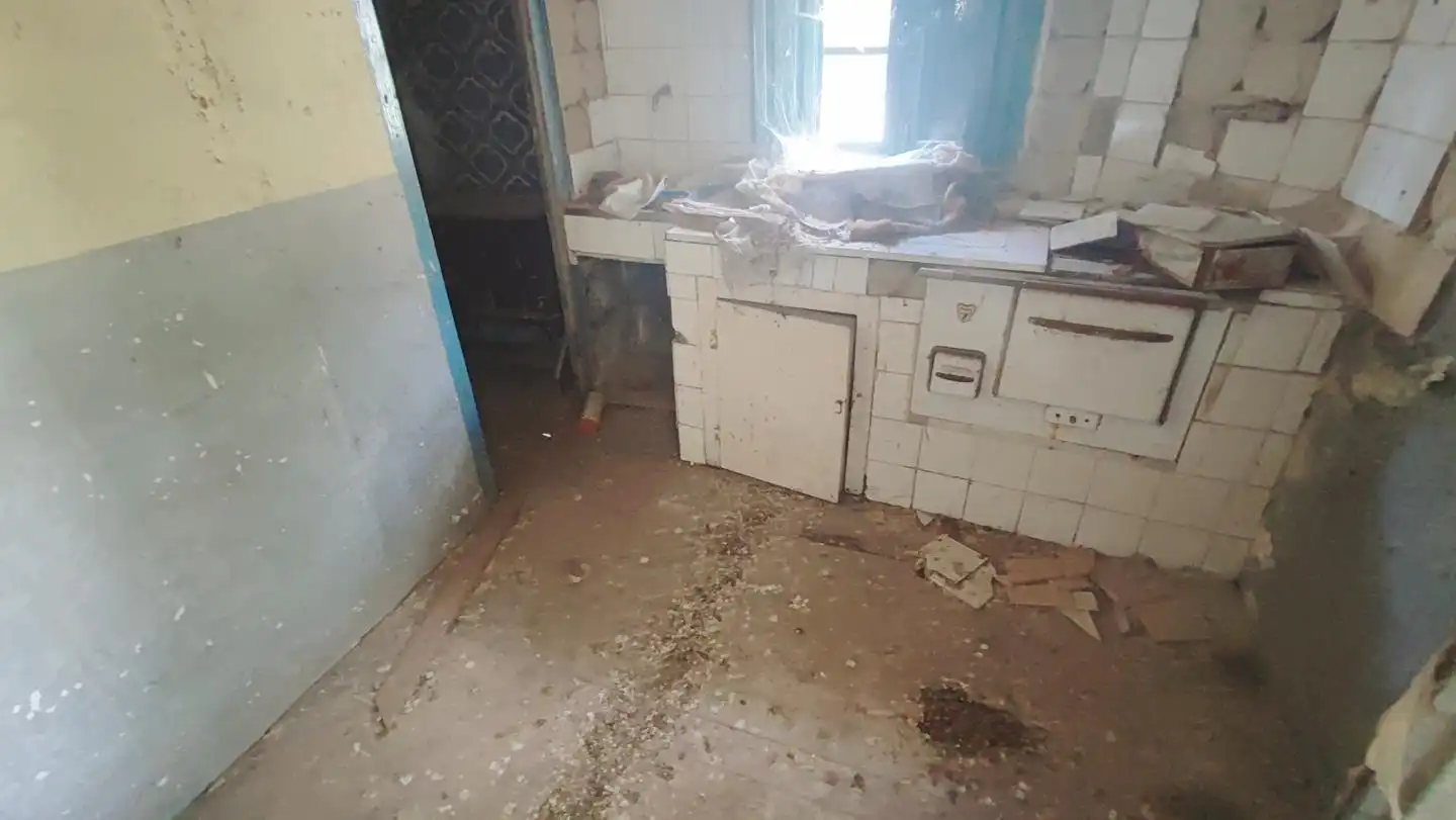 Cocina de Casa o chalet en venta en Aller con Balcón