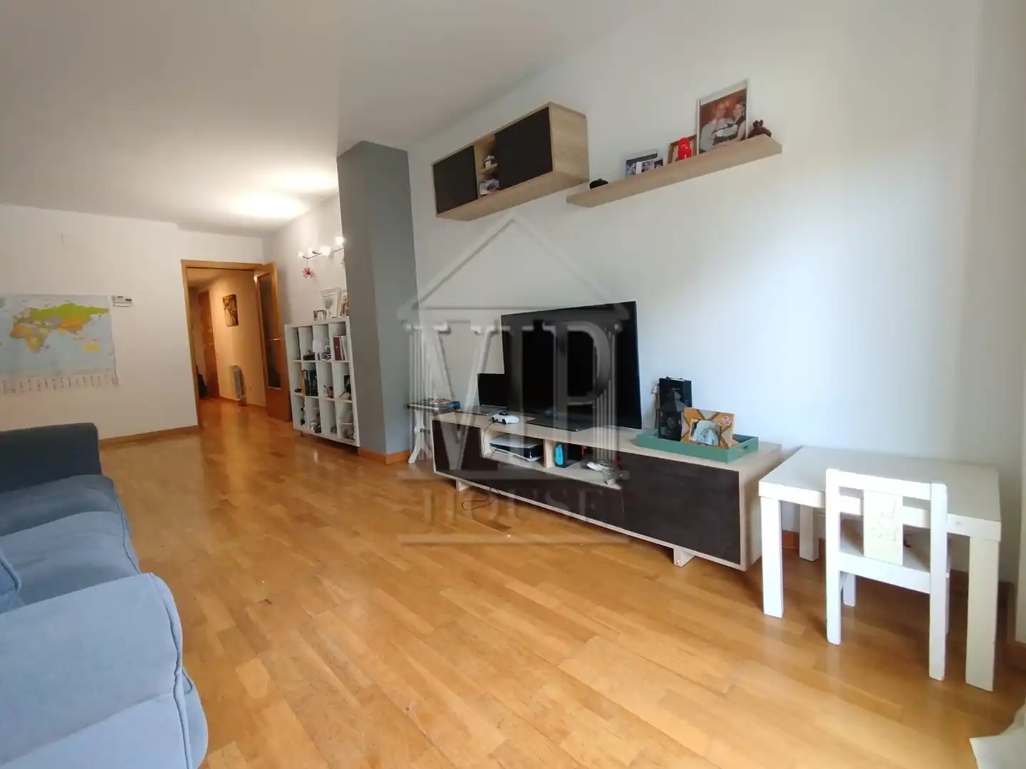 Sala de estar de Piso en venta en Badalona con Aire acondicionado, Calefacción y Parquet