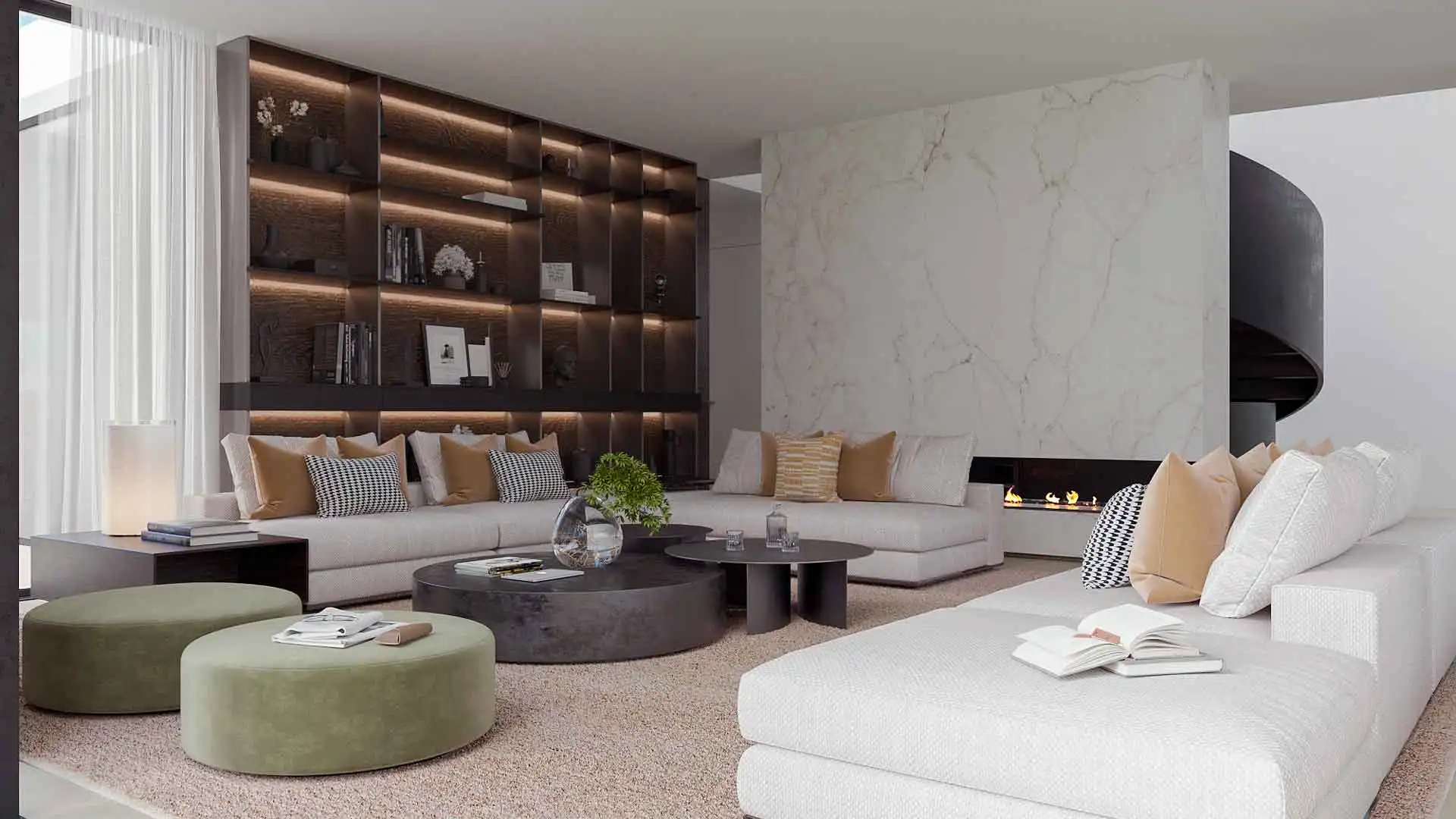 Sala d'estar de Residencial en venda en Marbella