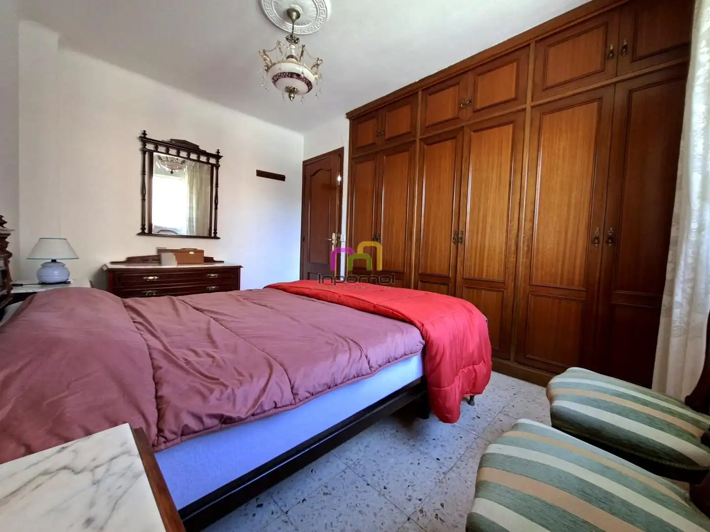 Bedroom of Flat for sale in Badajoz  with Air Conditioner, Heating and Terrace