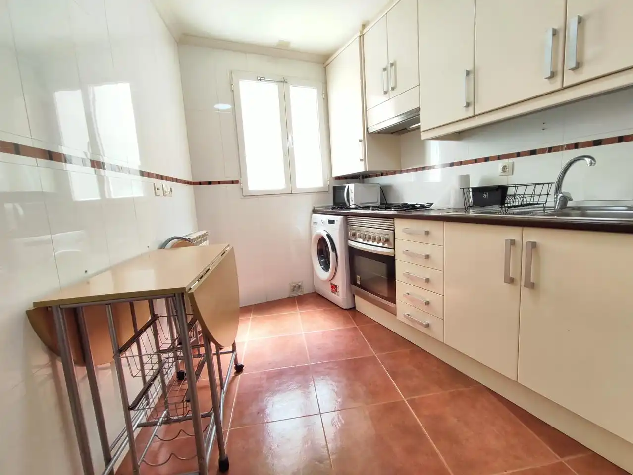 Küche von Wohnung zur Miete in Albacete mit Klimaanlage, Heizung und Terrasse