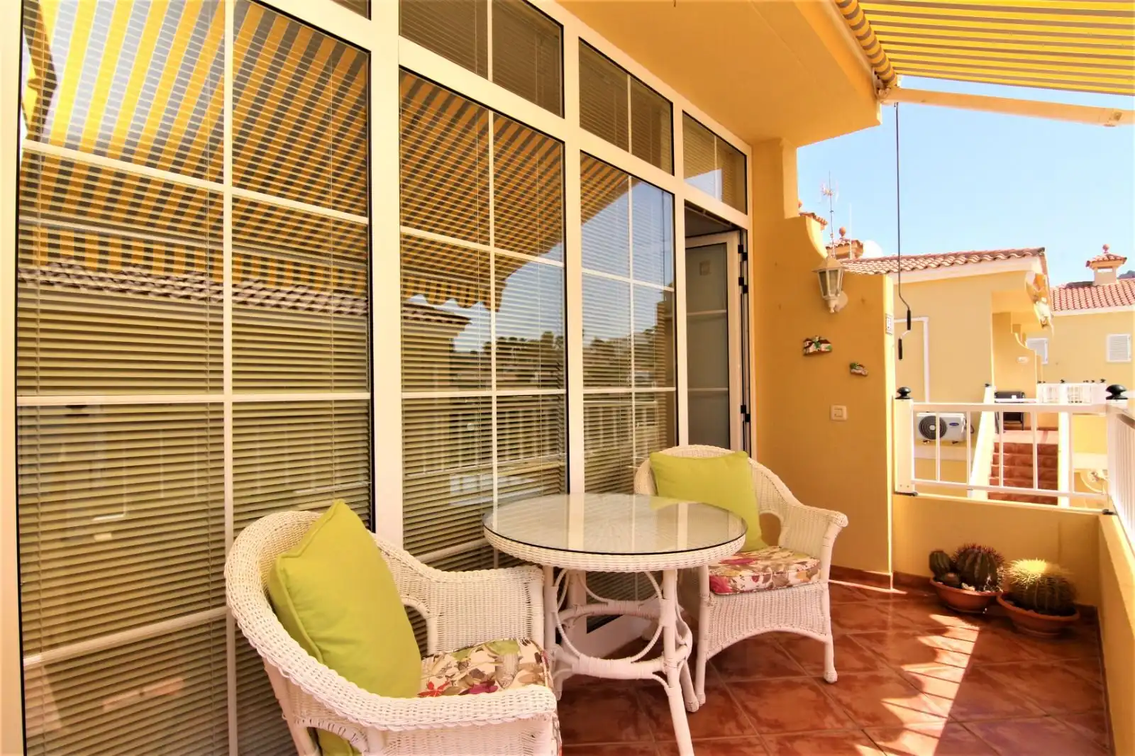 Terraza de Apartamento de alquiler en Mogán con Terraza y Piscina comunitaria